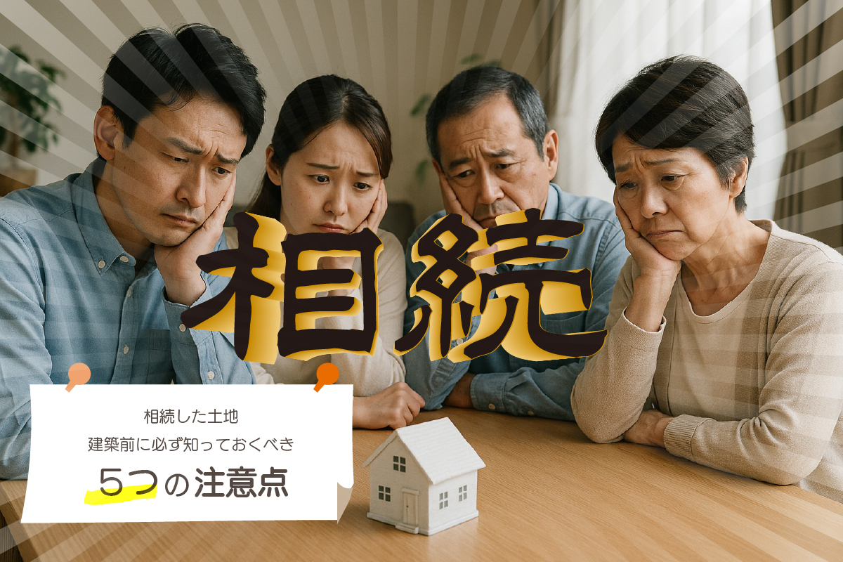 相続した土地、建築前に必ず知っておくべき5つの注意点