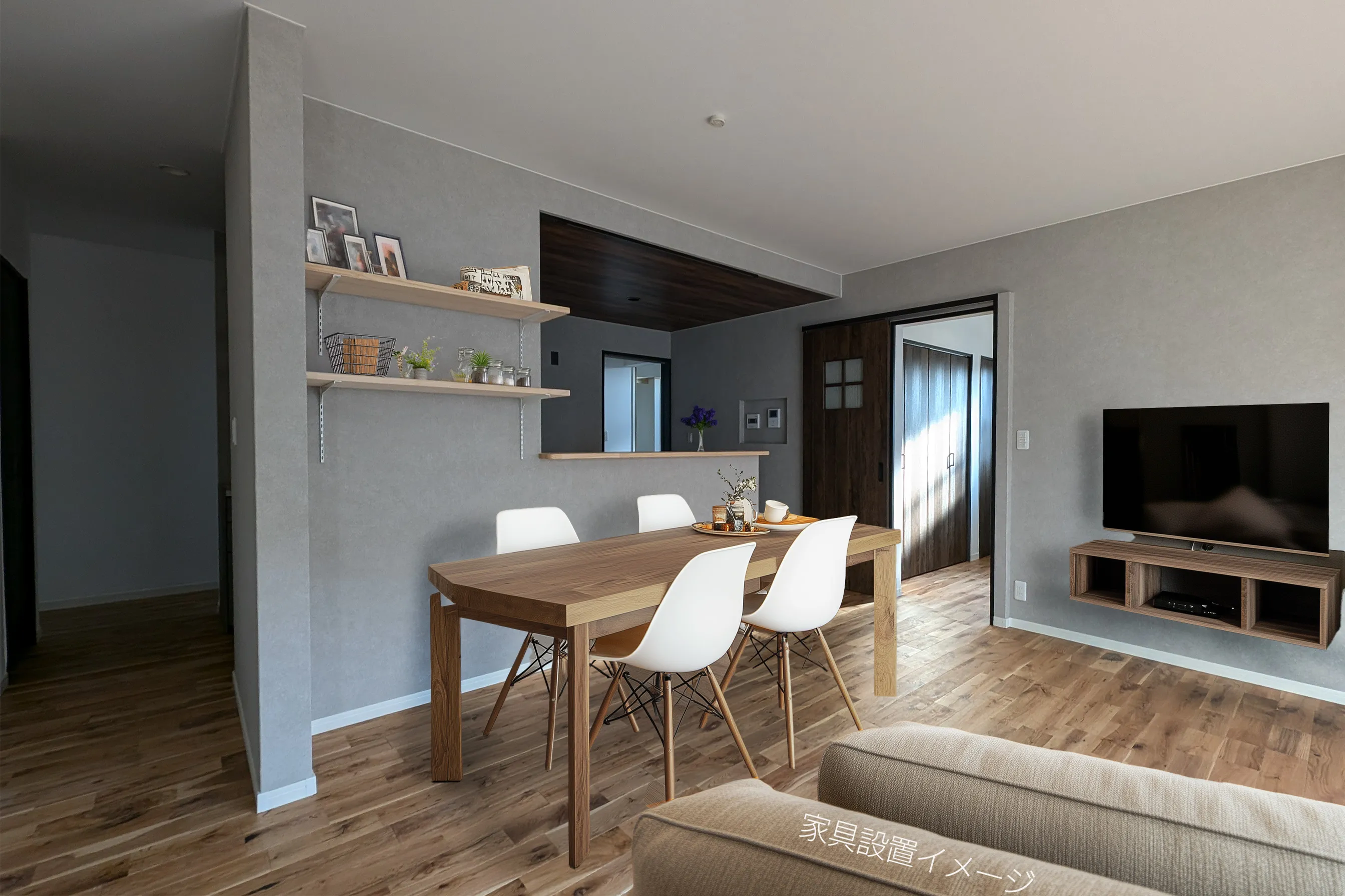 F様邸-夢を叶えたサロン併設の二世帯住宅